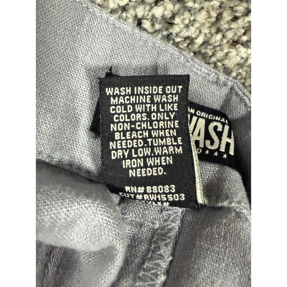 Rewash Brand Grey Linen Blend Wide Leg Pleated High Rise Trousers Pants 29 Waist - Picture 11 of 11